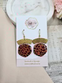 Leopard Arched Earrings