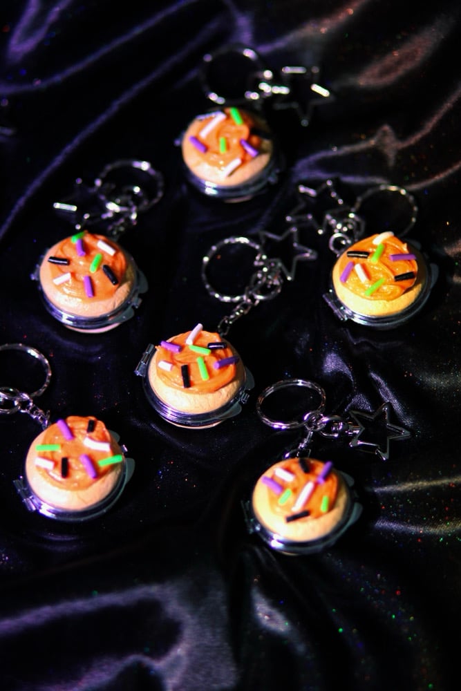 Image of Spooky Frosted Sugar Cookie Keychain Mirror