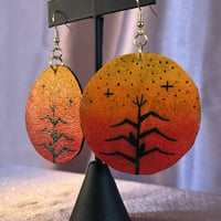 Image 2 of Medium Round Corn Earrings