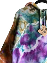 Image 6 of S Unisex Comfort Wash Hoodie in Bold Geode Ice Dye