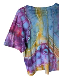 Image 5 of L Crop Tee in Candy Geode Ice Dye