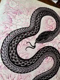 Image 2 of snake and peony 