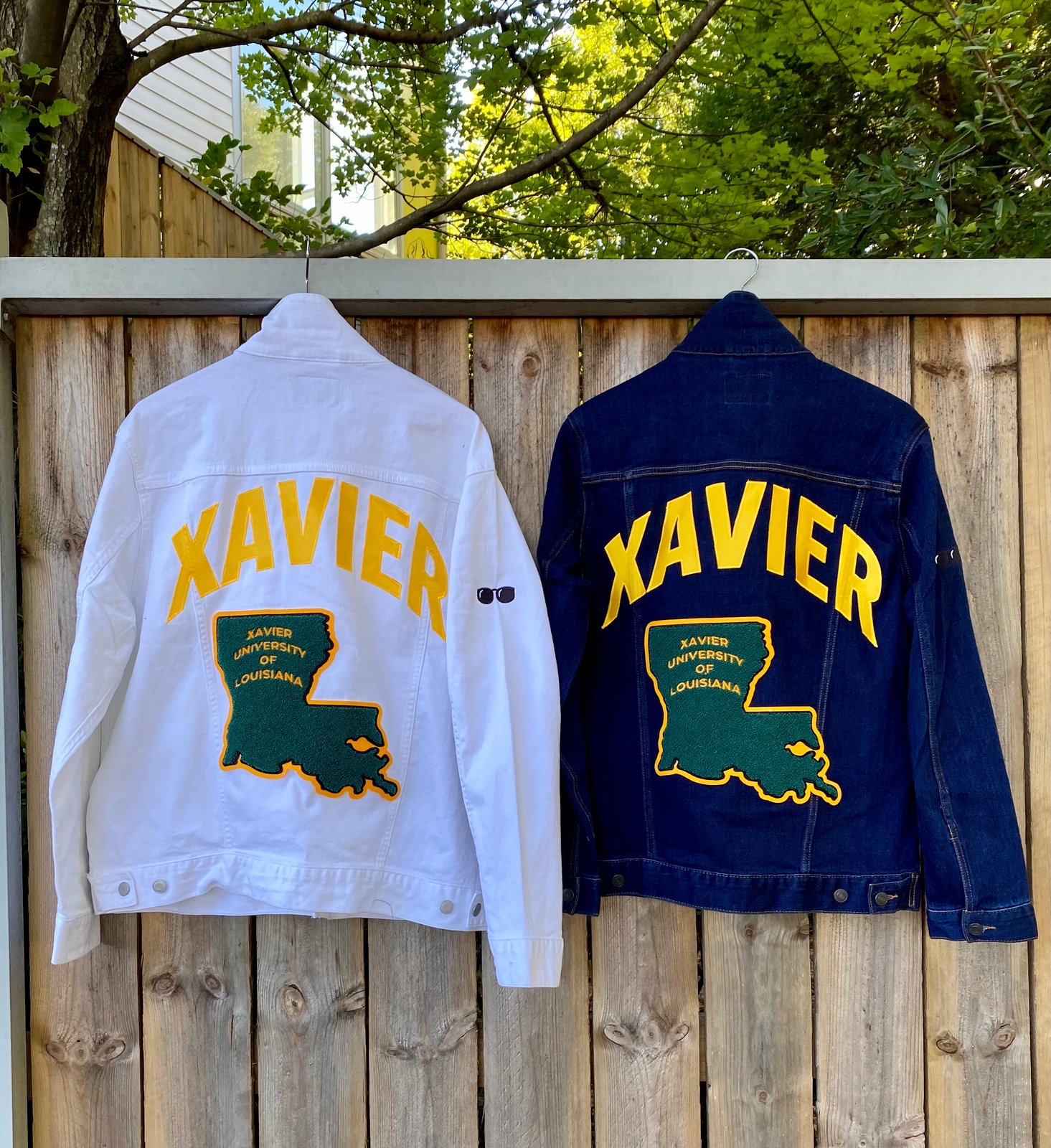 Xavier (Louisiana) - Homecoming Denim Deluxe Jacket | Chicer