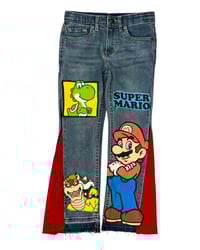 Image 1 of Kids Flared Denims