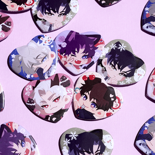LaDS Heart Buttons