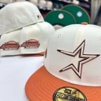 Image 1 of New Era 59Fifty Chrome /Rust / Green UV