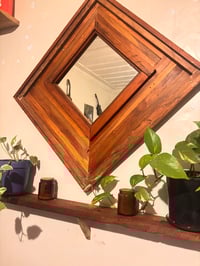 Image 12 of Diamond Shaped Rimu Mirror