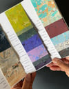 Permanent Collection Sample Book - Hand Marbled Papers