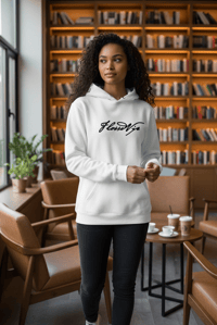 Image 4 of FlossdVip Apparel White / Black Hoodie 