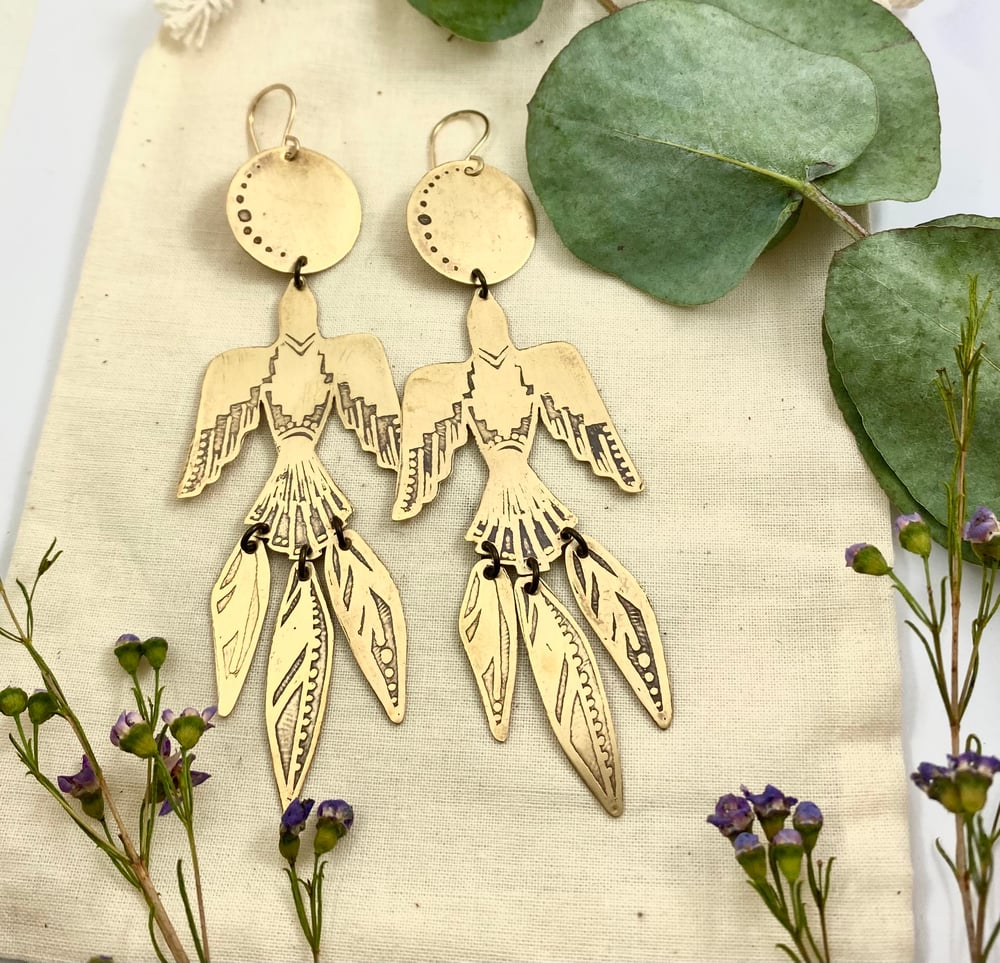 Image of Rise to the Moon Earrings
