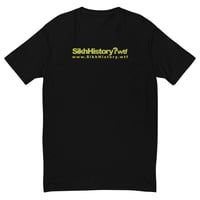 Image 1 of SikhHistory.wtf A Fitted Short Sleeve T-shirt