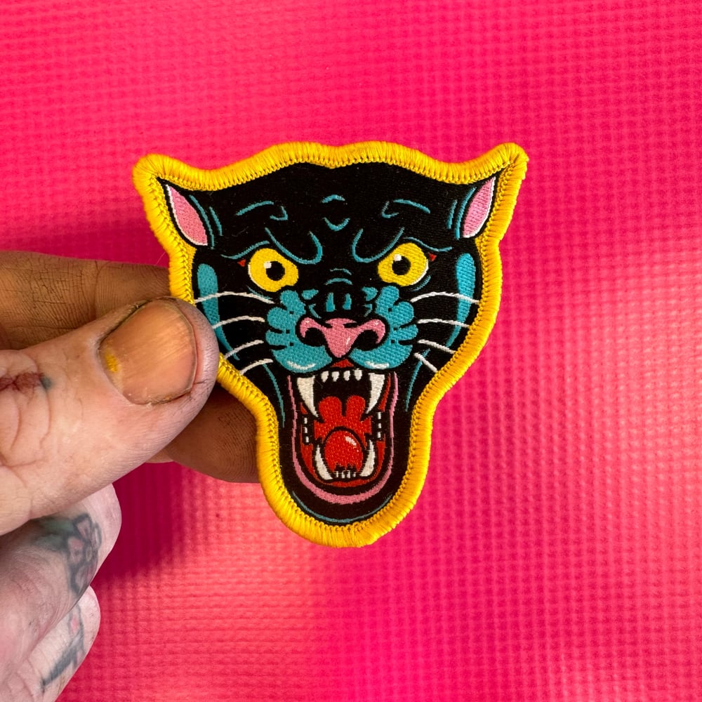 Panther head patch