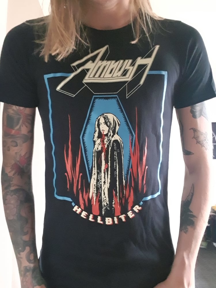 Image of Hellbiter T-shirt Blue