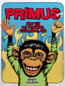 Image of Primus/Gogal Bordello Poster 2012