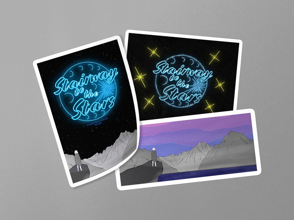 Image of Stairway to the Stars Sticker Pack