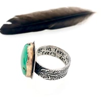 Image 5 of Custom turquoise ring 