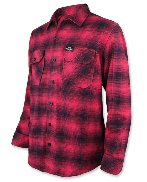 Image of Flannel Red Long Sleeve Shirt