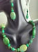 Image of OVAL GREEN JADE NECKLACE SET