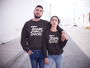 Image of Team Soca Varsity Logo - Crewneck Sweatshirt - Unisex (Black)