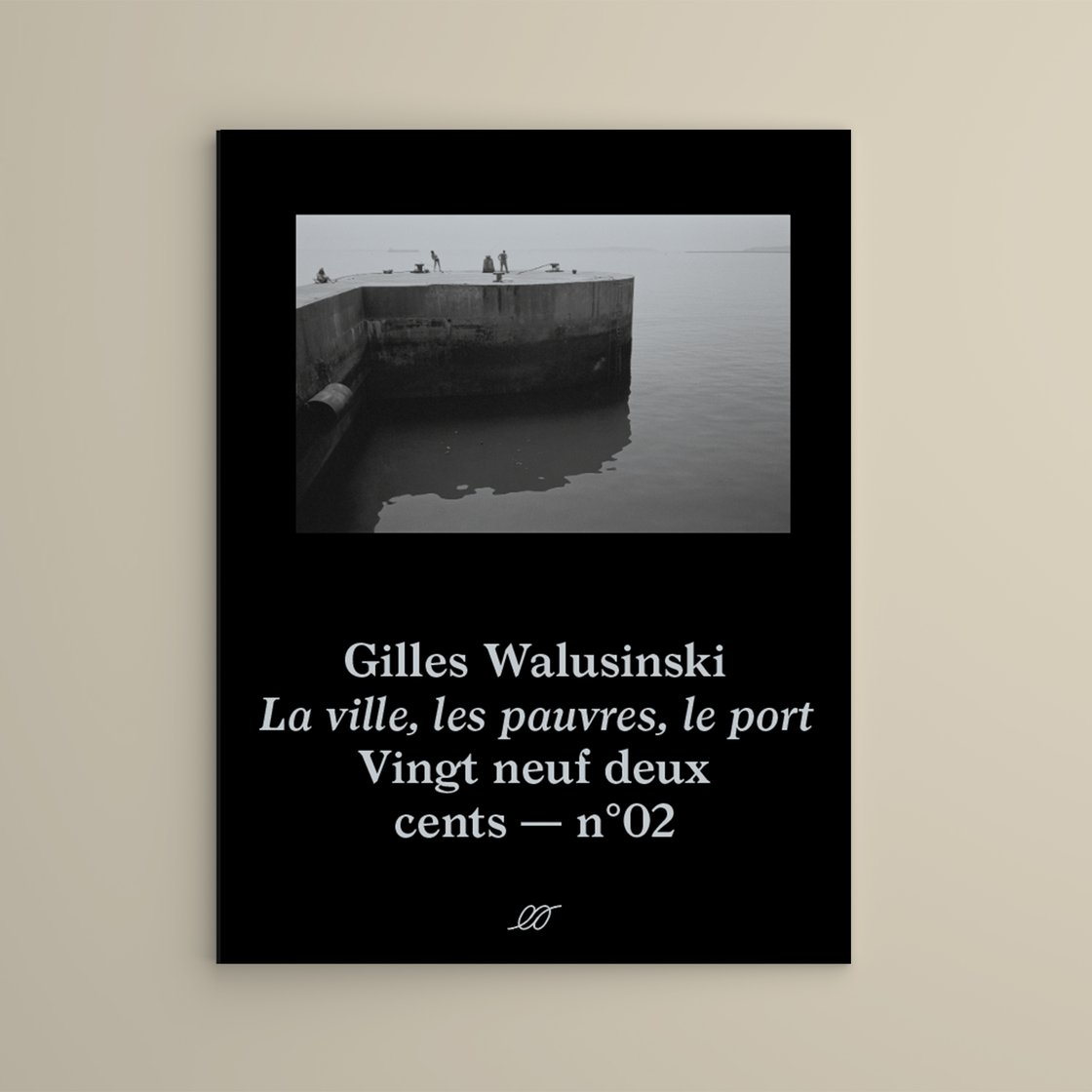 Image of Gilles Walusinski — La ville, les pauvres, le port — Couverture noire