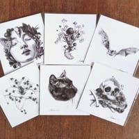Image 5 of Drawlloween Mini Prints