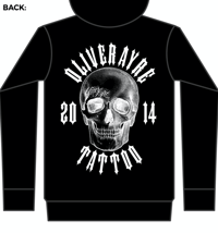 OLIVER AYRE SKULL HOODIE (BLACK)  