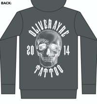 OLIVER AYRE SKULL HOODIE (CHARCOAL)