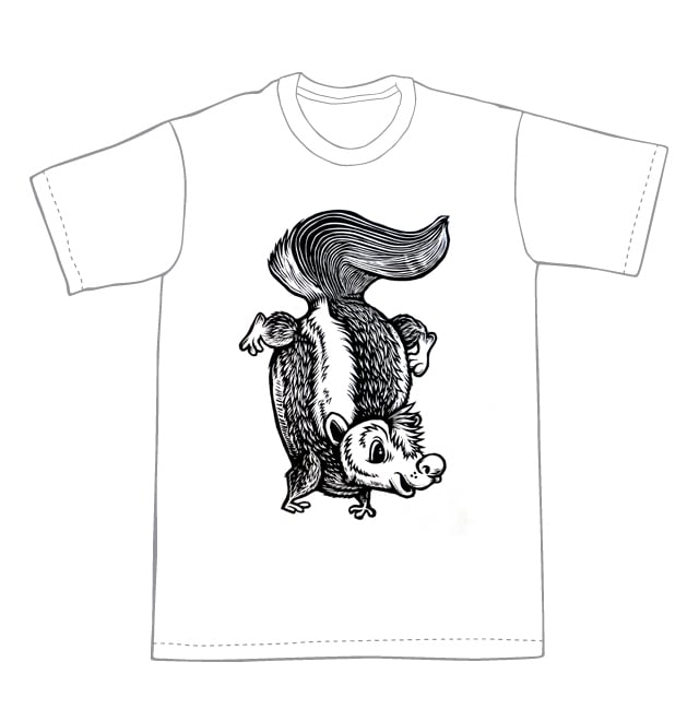 In our general direction Skunk (A1) T-shirt **FREE SHIPPING**