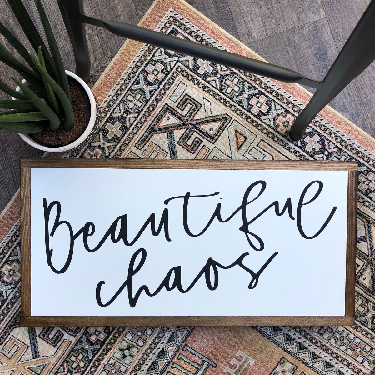 Beautiful Chaos Chalked signs