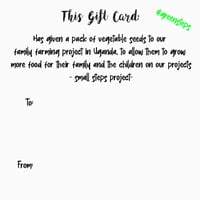 Image 3 of Pack of Seeds Gift Card