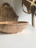 Shallow Wooden Bowl #126