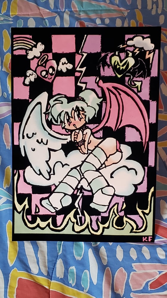 Image of ANGELS + DEVILS Blacklight Posters