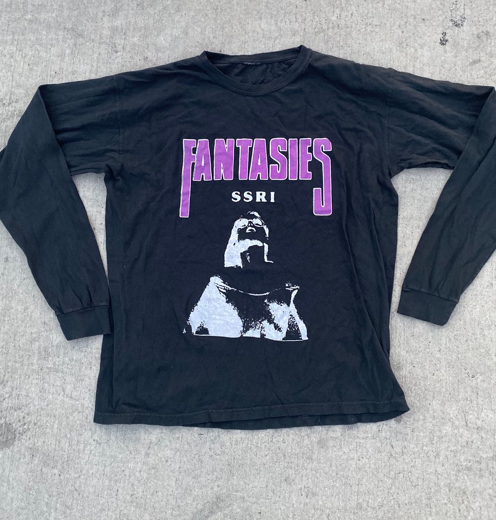 Image of FANTASIES black l/s (size large)