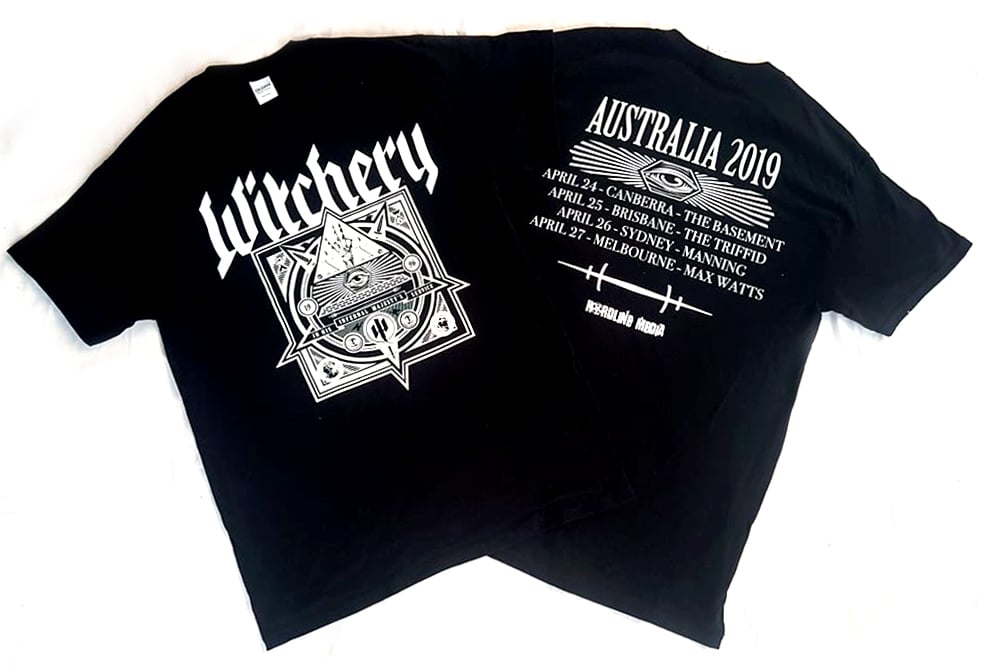 Image of WITCHERY - Triple Bill Kill - Aussie Tour Shirt