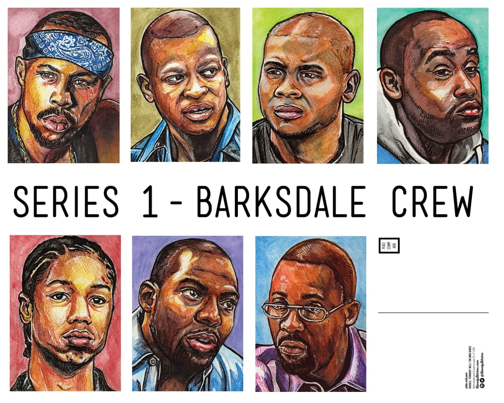 Wire Series 1 - Barksdale Crew - Limited Edition Art Cards