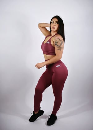 Image of VICTORIA SEAMLESS LEGGINGS  MAUVE