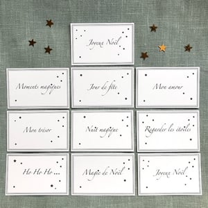 Image of ETIQUETTES Magie de Noël