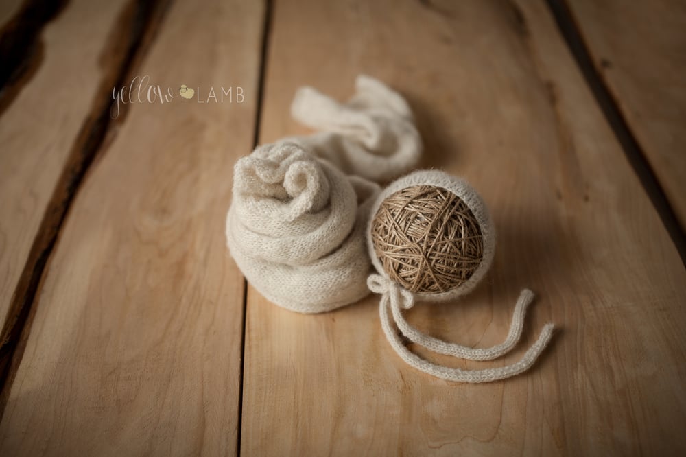 Image of Knit alpaca set