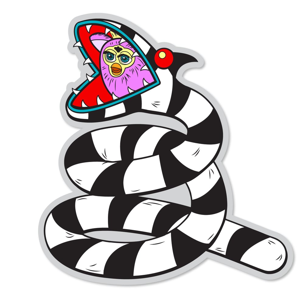 Image of Sandworm Long Furby Sticker