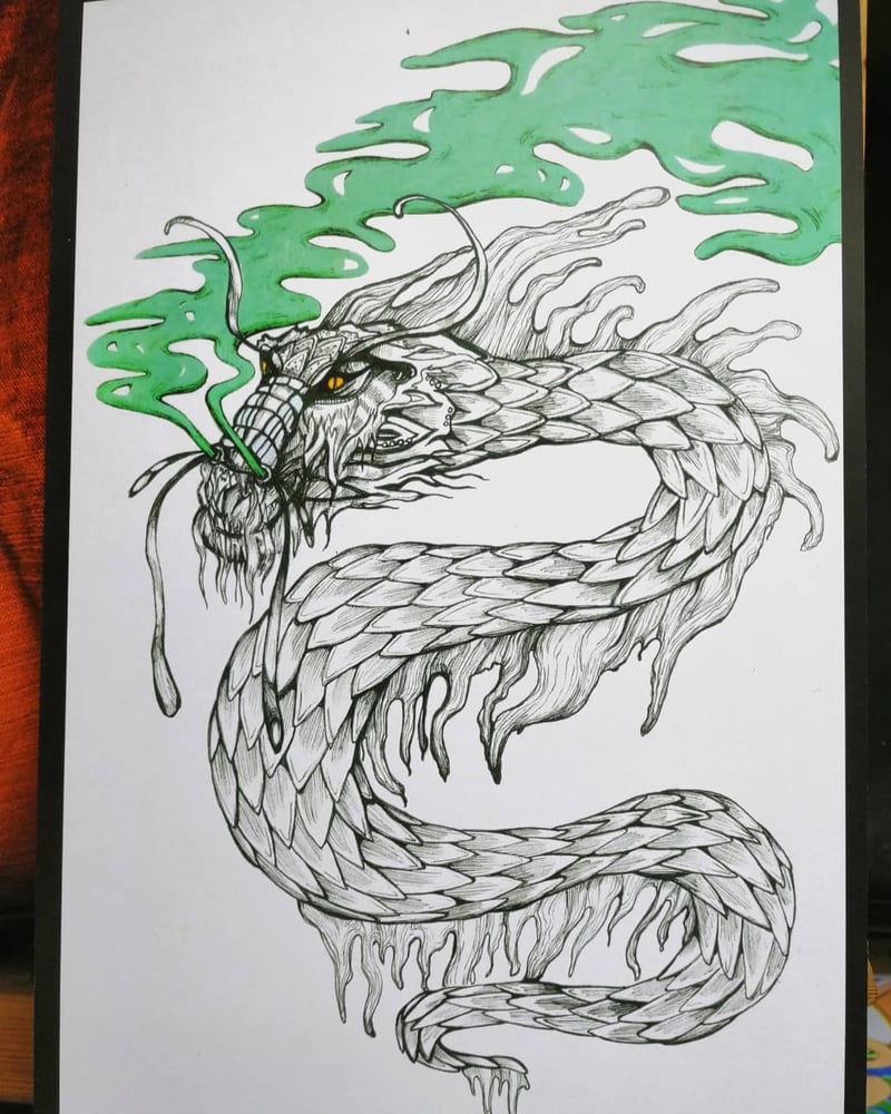 Image of Dragon Print 