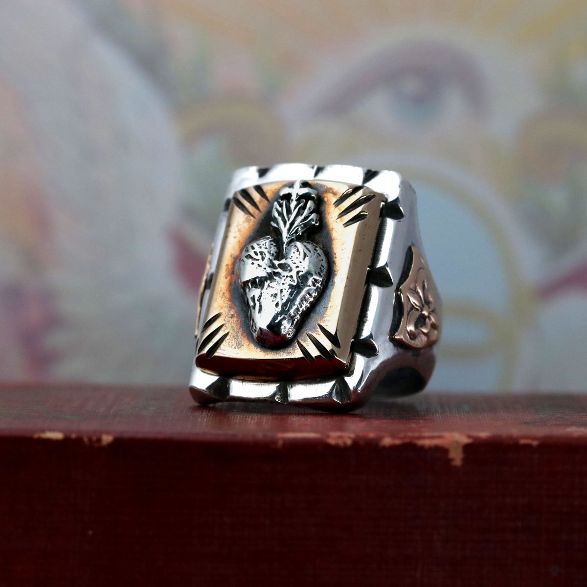 SACRED HEART MEXICAN BIKER RING