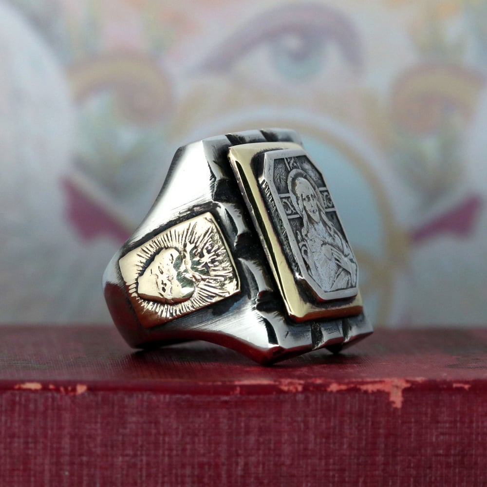 JESUS MEXICAN BIKER RING