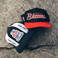 Image 1 of Original 90’s Trail Blazers Snapback Hats.