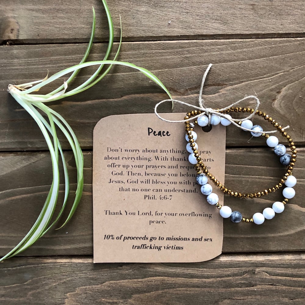 Image of Peace Original Prayer Bracelet