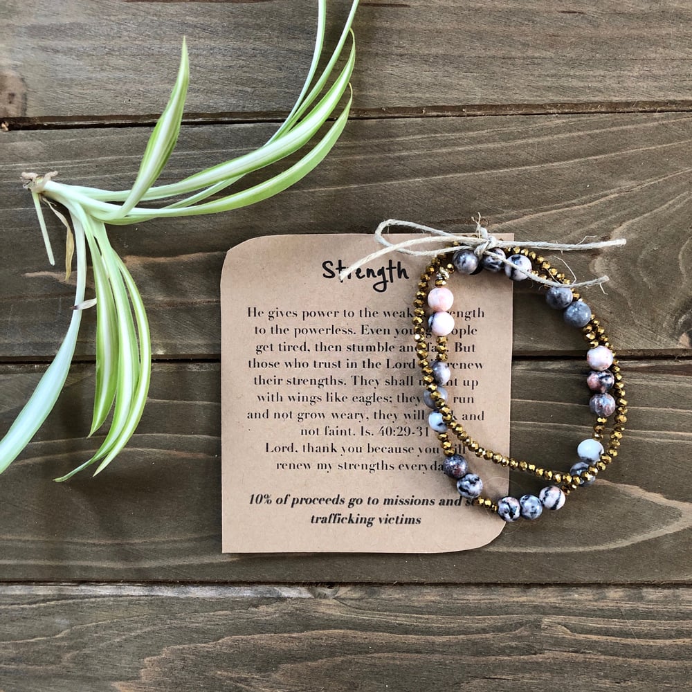 Image of Strength Original Prayer Bracelet