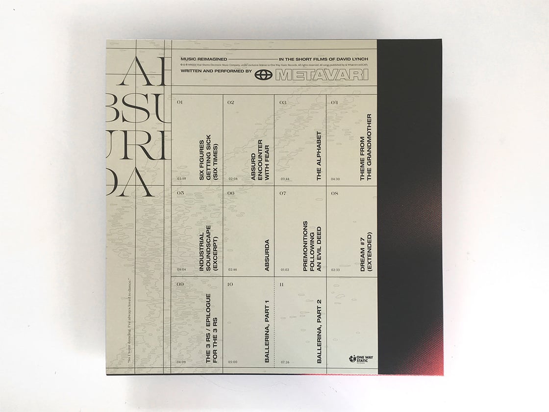 Image of Metavari — ABSURDA (Vinyl LP)