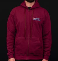 Image 1 of SD&CC Zip-up Hoodie