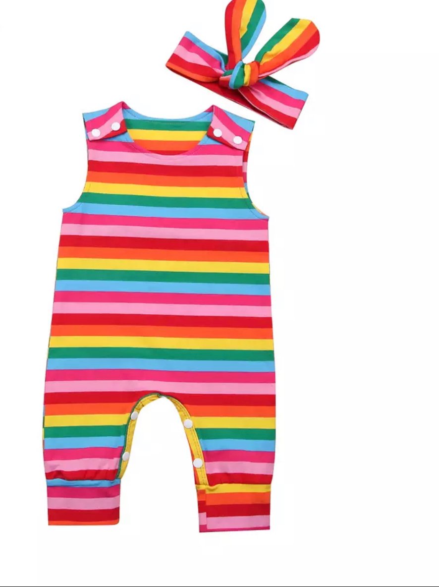 rainbow baby jumper