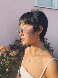 Image 2 of Cherry Charm Hoops 