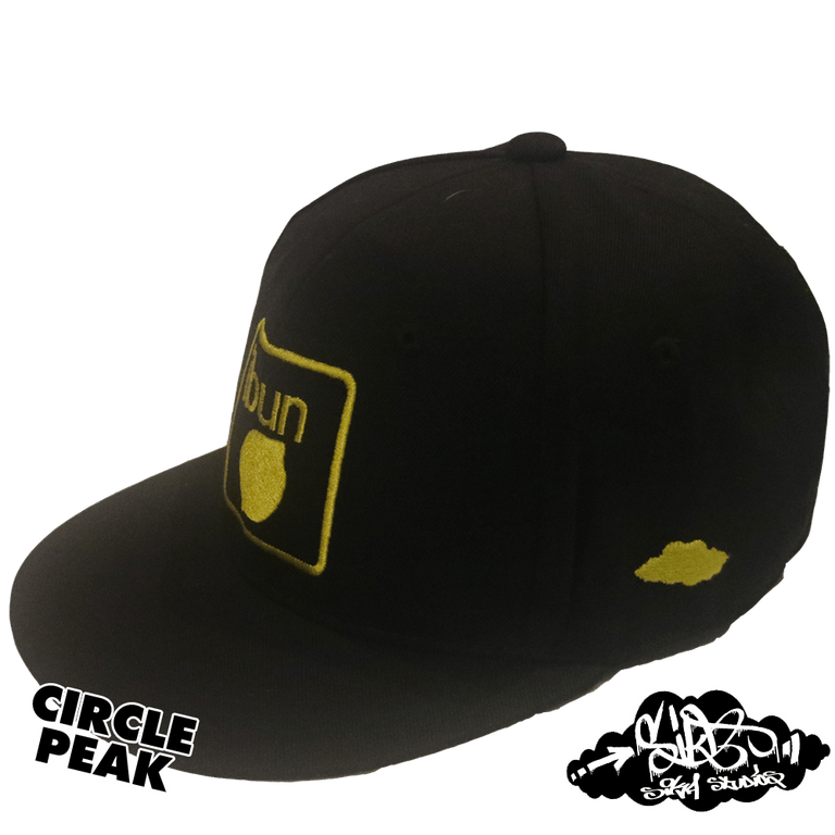 ibun lemon limited edition snapback hat (only 25 square peak / 25 round peak made)